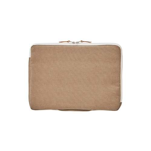 PEACH LAPTOP POUCH (13) TAUPE