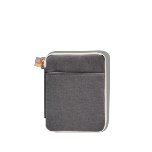 CANVAS IPAD POUCH (11) CHARCOAL